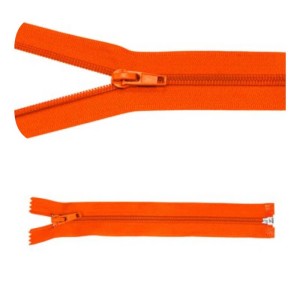 Separace na zip # 5 30cm oranžový 5ks
