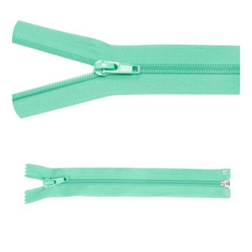 Zamek błyskawiczny #5 Rozdzielczy 30cm Mięta 5szt