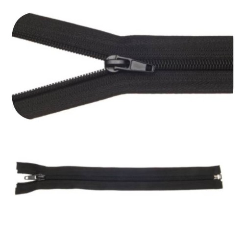 Zamek błyskawiczny #5 Rozdzielczy 30cm Czarny 5szt