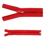 Separace na zip # 5 65cm Ohnivě červená 5ks