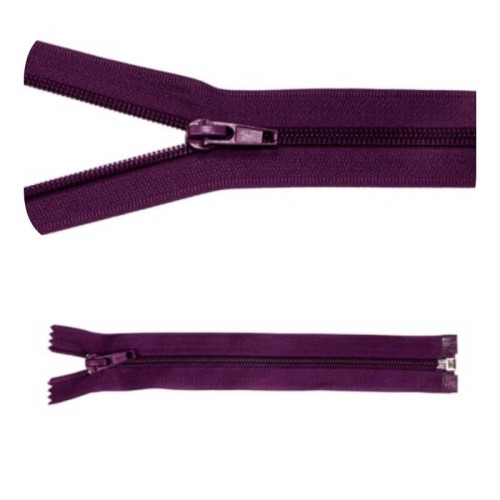 Zamek błyskawiczny #5 Rozdzielczy 85cm Ciemny Fiolet 5szt