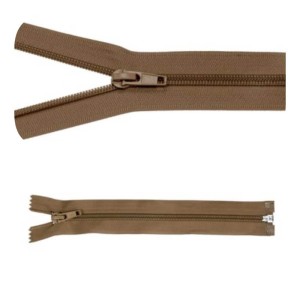 Separace na zip # 5 85cm Káva 5ks