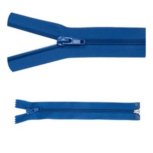 Zip #5 rozdělovací 65 cm, barva chaber, 5 ks