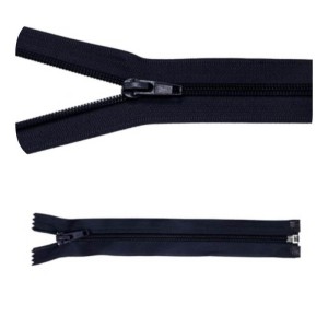 Zip #5 rozdělovací, 35 cm, tmavě modrá, 5 ks