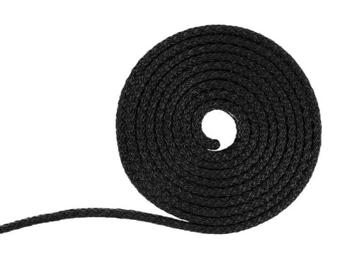 Sznur Lina 7mm Polipropylen Czarna 50mb