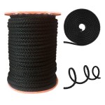 Lano Lano 10mm Polypropylen Black 50 metrů
