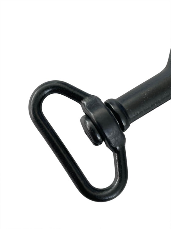Karabinek 25x64mm karabińczyk Czarny Półmat Nierdzewny