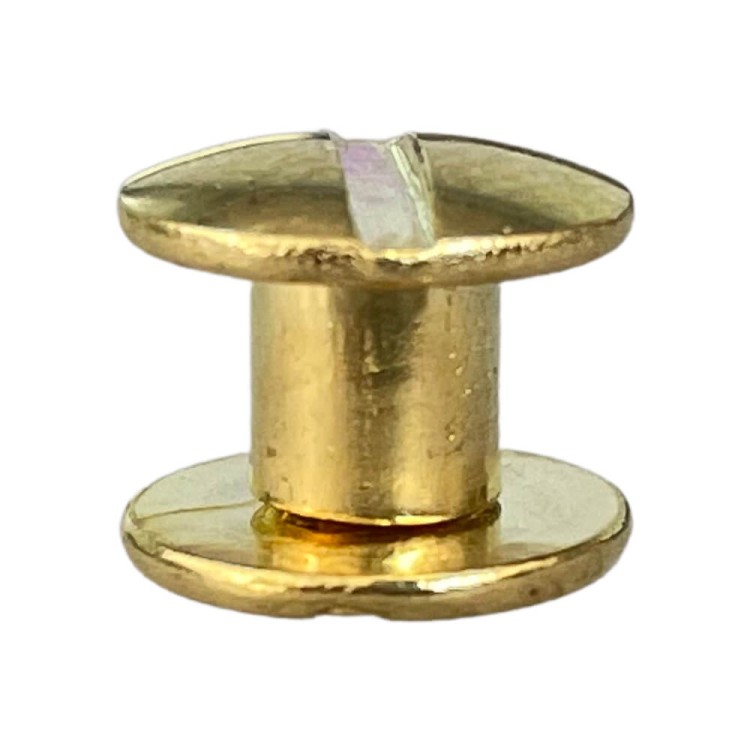 Nity skręcane Śrubka 8mm Złoty 5szt