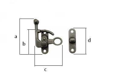 Zapinka Zamek Zapięcie do Futerału Skrzynki