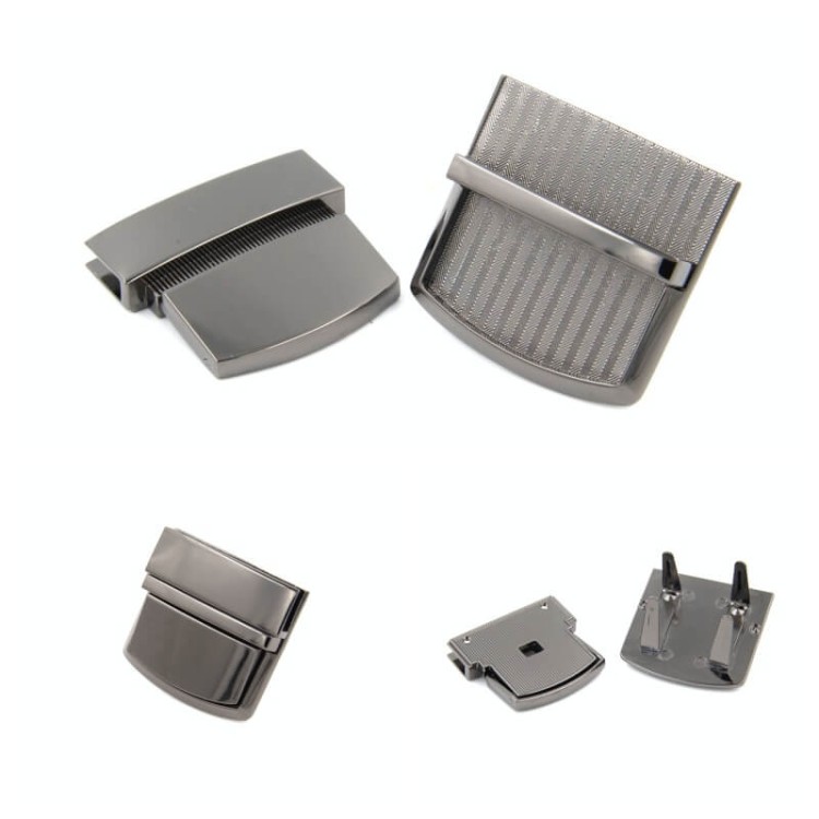 Zapięcie ZAMEK do teczki torebki 43x43mm