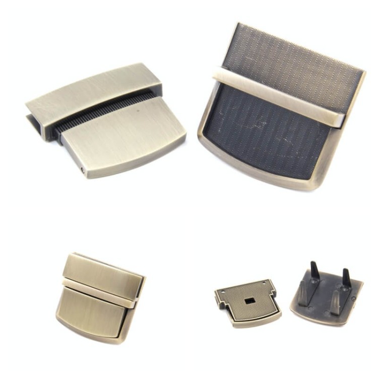 Zapięcie ZAMEK do teczki torebki 43x43mm