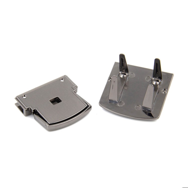 Zapięcie ZAMEK do teczki torebki 43x43mm