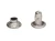 Nity kaletnicze dwustronne 6x6mm Nikiel 1000szt