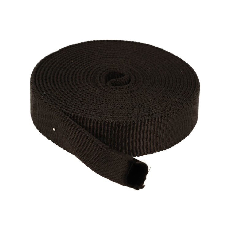 Taśma Rurowa 16mm Polipropylen Czarna 5mb