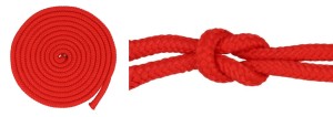 Lano Linka 4 mm, polypropylenové, červené, 10 m