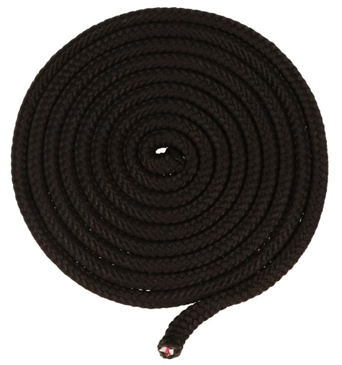 Lina Pleciona 6mm Polipropylenowa Rdzeń 25mb Czarna