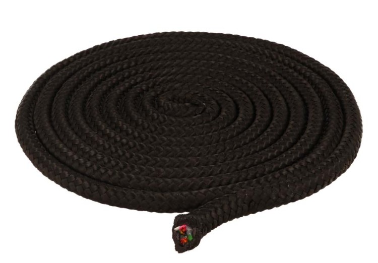 Lina Pleciona 6mm Polipropylenowa Rdzeń 25mb Czarna