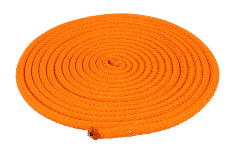 Lina Pleciona 4mm Polipropylenowa Rdzeń 25mb Pomarańcz