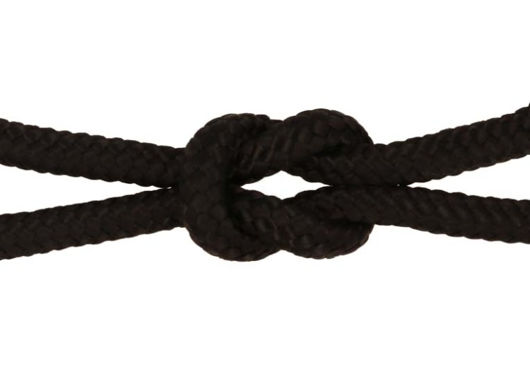 Lina Pleciona 4mm Polipropylenowa Rdzeń 25mb Czarna