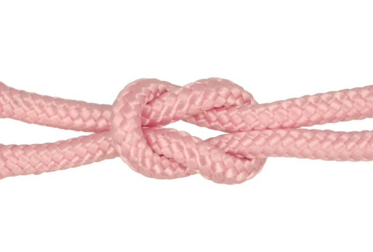 Lina Pleciona 6mm Polipropylenowa Rdzeń 25mb Róż M.