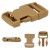 Klamra plastikowa 25mm ARMY TAN Duraflex 5szt