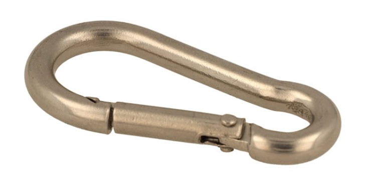 Karabinek do Lin Strażacki Karabińczyk nierdzewny 5x50mm INOX
