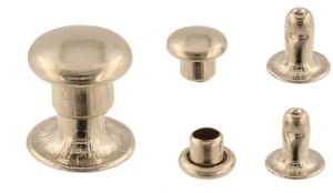 Kožedělný nýt N2 5,7 × 6,2 mm Nýty a kapsle, 50 ks
