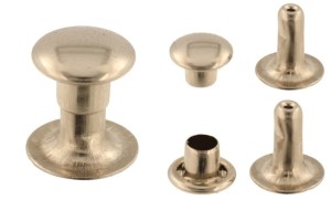 Kožedělný nýt N4 8,8 × 8 mm, nýty a kapsle, 50 ks