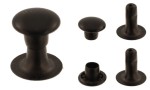 Nýt Leathercraft N3 7x8mm Caps nýty 50ks ČERNÝ