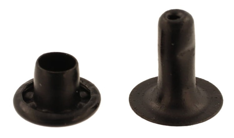 Nit kaletniczy N4 8,8x8mm Nity Kapsle 50szt CZARNY