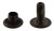 Nit kaletniczy N6 11,1x11,1mm Nity Kapsle 50szt CZARNY