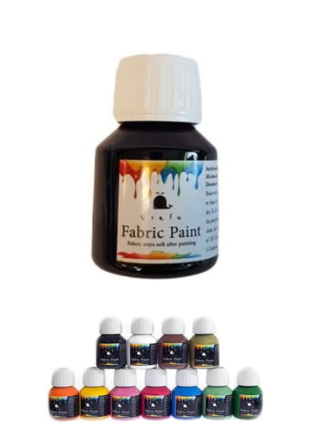 Farba do Tkanin Ciemnych VIELO 50ml Kolory