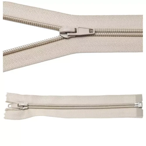 Zamek błyskawiczny #5 Rozdzielczy 60cm Beż 5szt