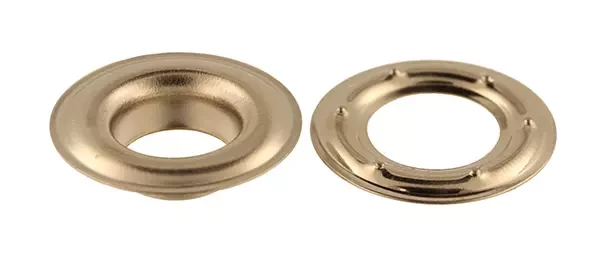 Oczka kaletnicze fi 12mm szeroki kołnierz 10szt