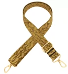 Pásek na kabelku VINTAGE 37 mm ZEPNIJ, zlatý