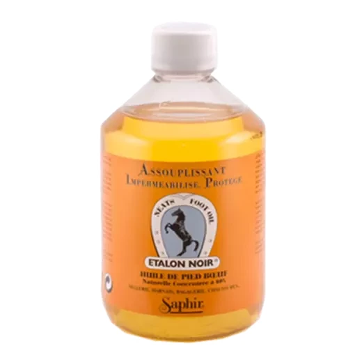 Olej do skóry Saphir Etalon Noir 500 ml – do siodeł, uprzęży i obuwia