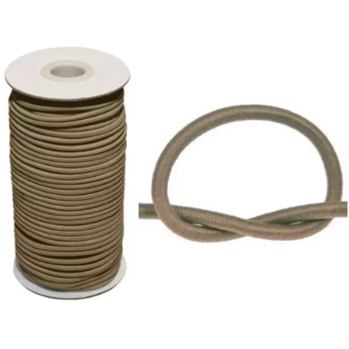 GumoSznurek Poliestrowy 5mm C.beż 50mb