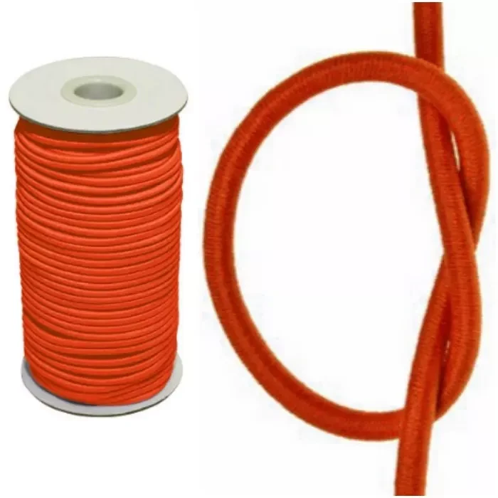 GumoSznurek Poliestrowy 2mm C.pomarańcz 50mb
