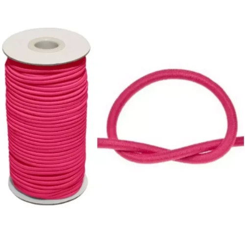 GumoSznurek Poliestrowy 2mm Róż 50mb
