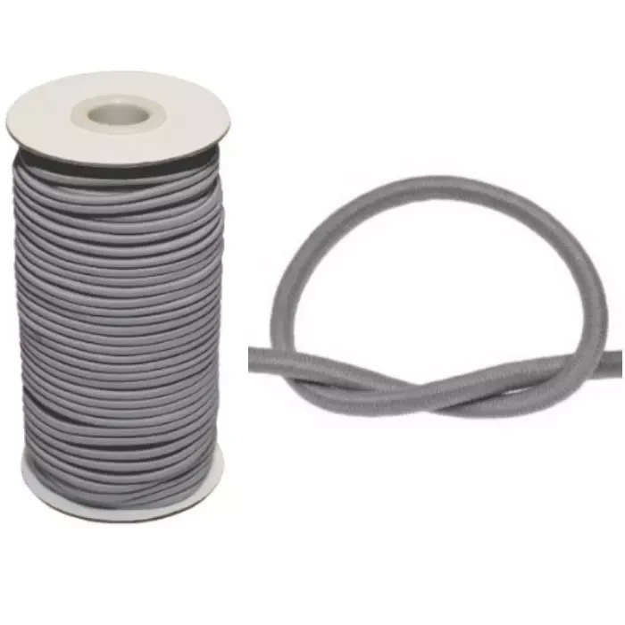 GumoSznurek Poliestrowy 2mm Szary 50mb
