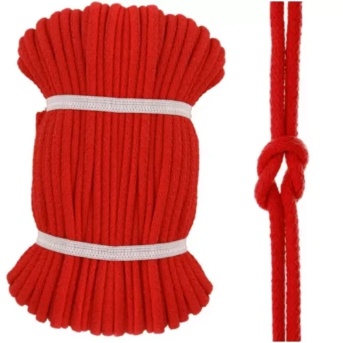 Sznurek bawełniany 8mm Linka Bawełna 50mb