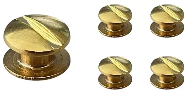Nity skręcane Śrubka 3,5mm Złoty 5szt Nity Introligatorskie