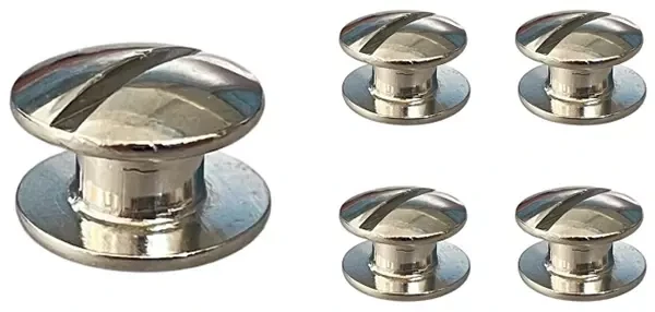 Nity skręcane Śrubka 3,5mm Srebrny 5szt Nity Introligatorskie