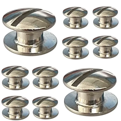 Nity skręcane Śrubka 2mm Srebrny 10szt