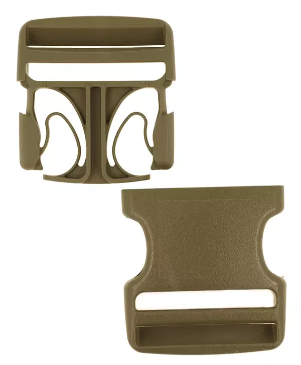 Klamra 50mm Duraflex Army Green Podwójna Regulacja