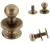 Knopik ćwiek nit 6mm Ozdoba - 5 sztuk
