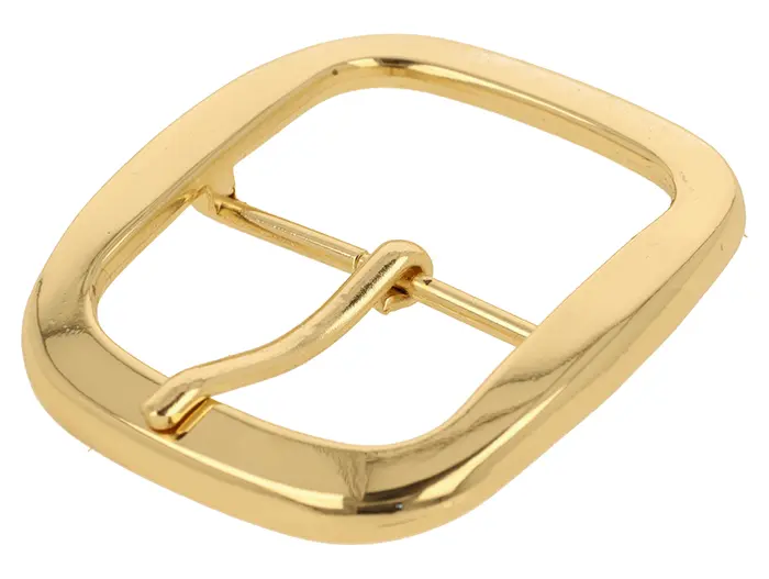 Klamra do paska 40mm Damska z Szlufką Złota