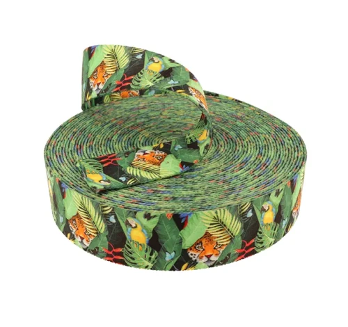 Taśma Nośna z Nadrukiem Sublimacyjnym TROPICAL 40mm