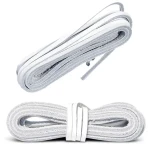 Kožený řemínek 120cm bílý