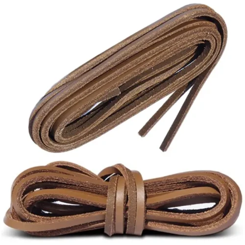 Sznurówki Skórzane Rzemyk 140cm Naturalne